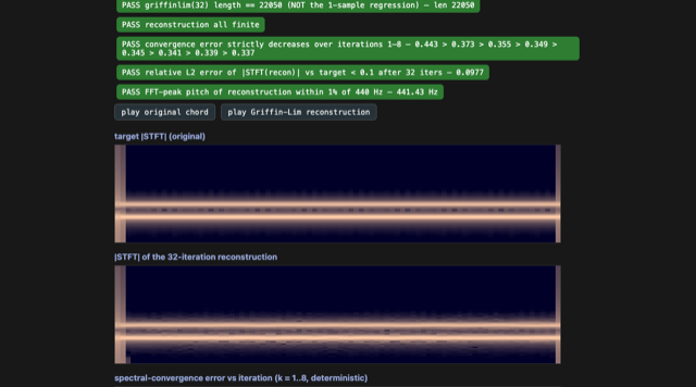Griffin-Lim reconstruction — demo preview